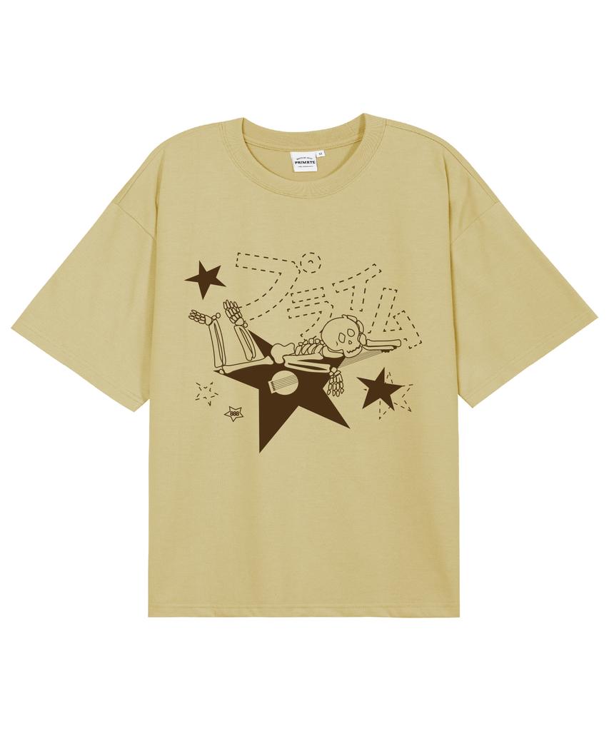 PRIMATE Rockstar Oversized Short Sleeve T-Shirt 11 Colors (Type A)