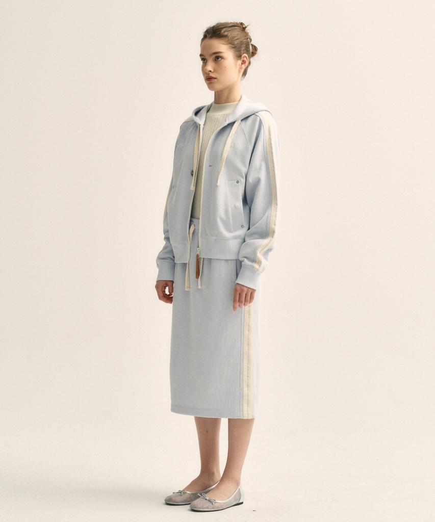 Seteo (W) Roton Midi Skirt Sky Blue