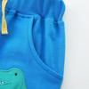 Boys' Shorts with Cartoon Dinosaur Embroidered Patches Summer New Arrival Mid-Length Shorts for Younger Children