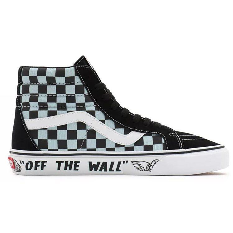 Sk8 Se Bikes x Sk8 Vans-Hi Reissue 'Big Ripper - Scacchiera Riflettente Nera' VN0A4BV8A0E