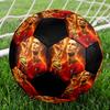 Piłka nożna Cristiano Ronaldo Rozmiar 5 Kolorowa Szyta maszynowo PVC Gotowa do zawodów Trwała Wysokoodskokowa
