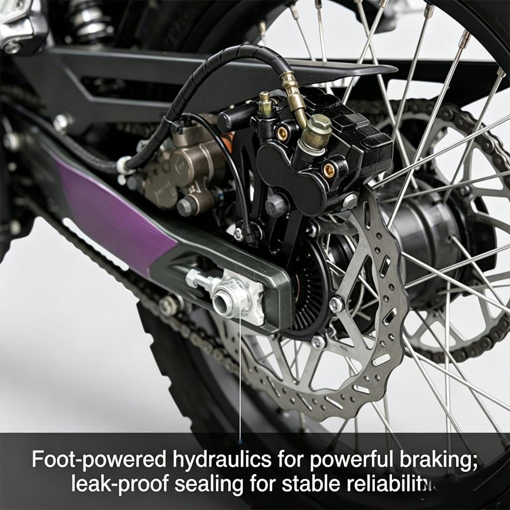 Professional Rear Brake System Modified Accessories Fit for Surron Ultra Bee Light Bee X Electric Off Road Motorcycle