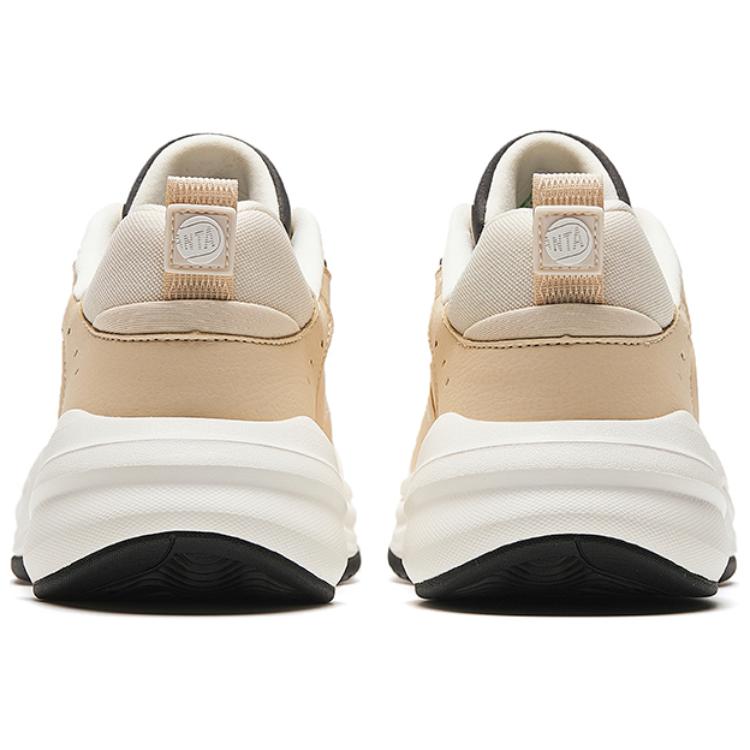 Anta Ace Lifestyle Series Shock Absorbing Non-Slip Low-Top Casual Shoes Women sneaker Champagne 922338802-16