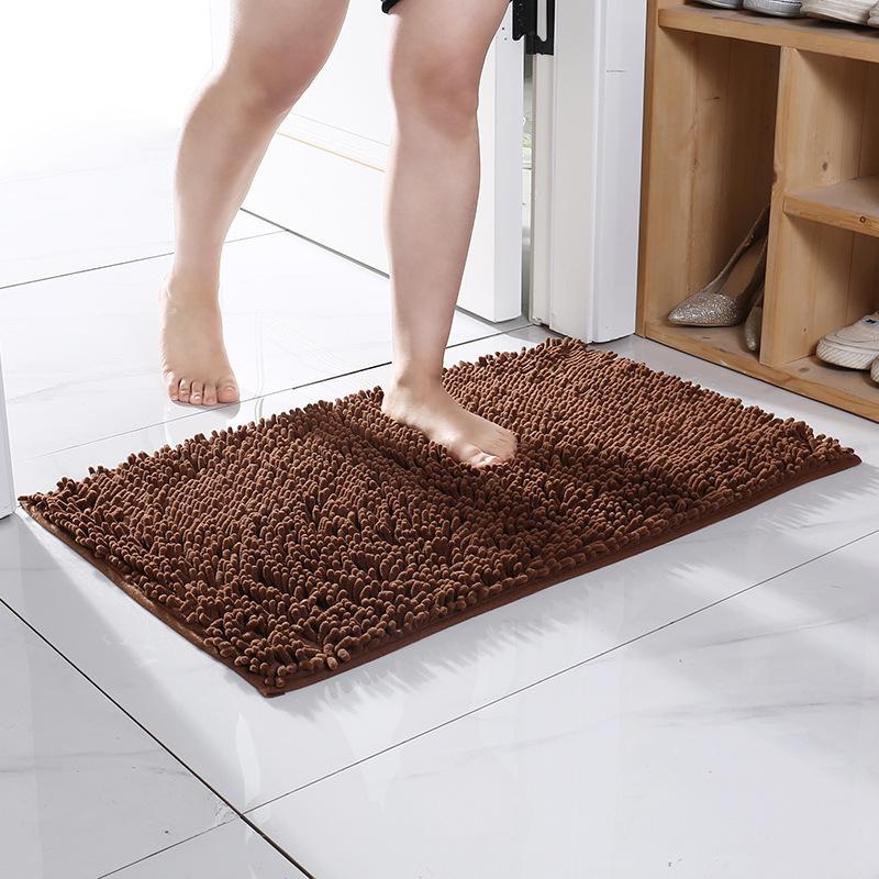 Chenille Absorbent Anti-Slip Floor Mat for Bedroom, Kitchen, Living Room, Bathroom Entrance