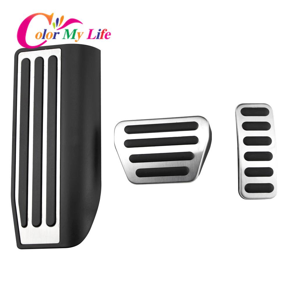 

Нержавеющая сталь, 3 шт., чехол для педали газового тормоза с левым рулем для Land Rover Range Rover Sport Discovery 5 V 2013-Car