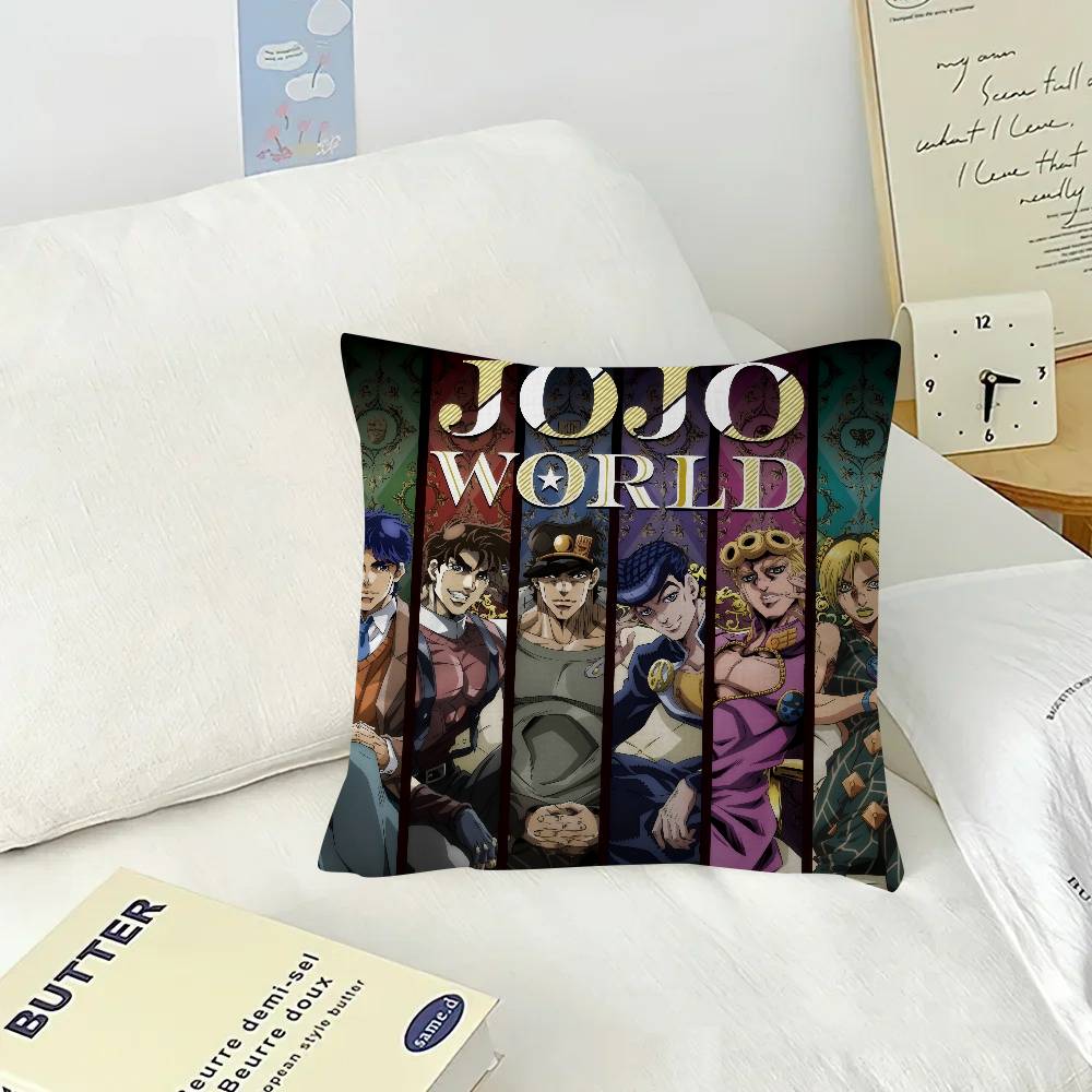 Anime JoJo Bizarre Adventure Retro pillow cover sofa cushion cover home room decoration children gift
