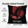 Movie T-The C-Crow Cushion Cover Pattern Printed Pillowcase for Living Room Sofa Cushion Cover & Bedroom Decor
