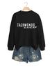 Women's Taekwondo Mama Casual Fashion Sweatshirt: Versatile, Comfortable & Stylish