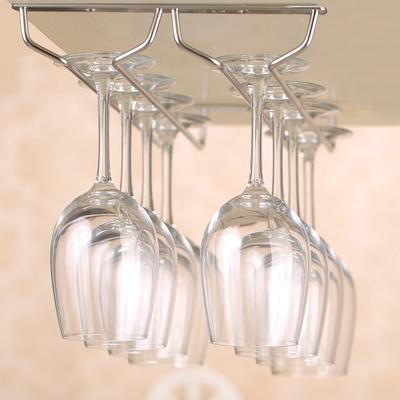 304 Edelstahl Weinregal Glashalter Mehrere Größenoptionen Halter Rack Hängendes Barregal Küche/Restaurant Weinglasaufbewahrung