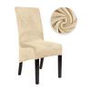 1piece Velvet Fabric Chair Cover Special Large Spandex Cheap Long Back Chair Covers XL Size Seat Cover For Dining Room Home