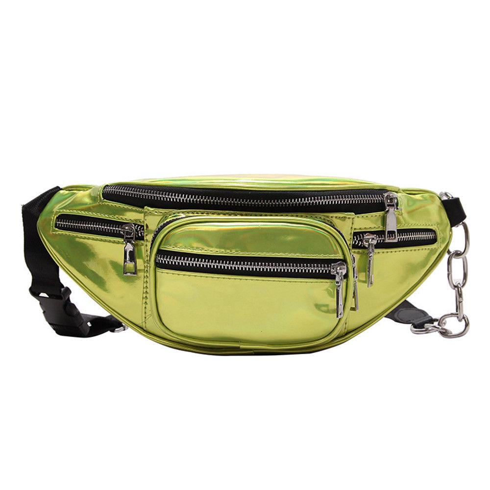 clear glitter fanny pack
