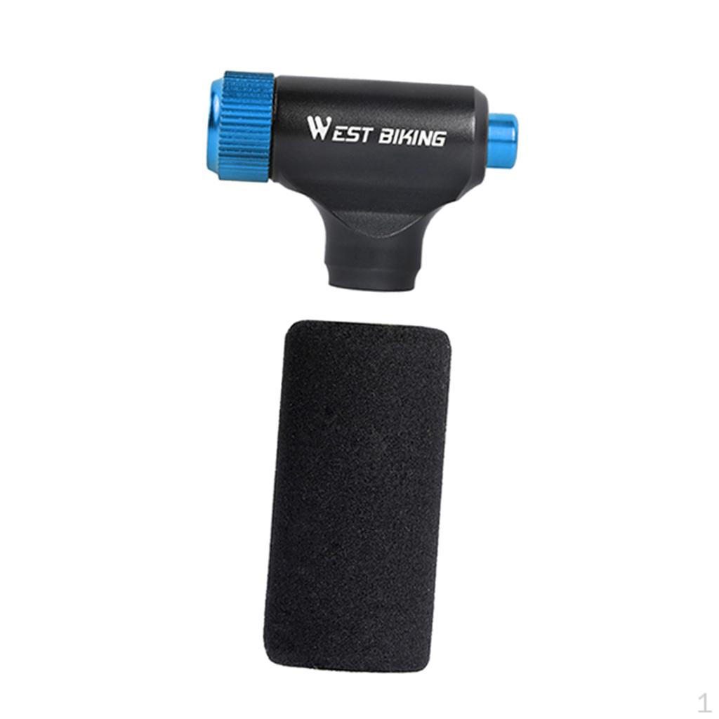 Bicycle Pump Nozzle Hose Valve Connector Adapter Head Pumping Part Red синий