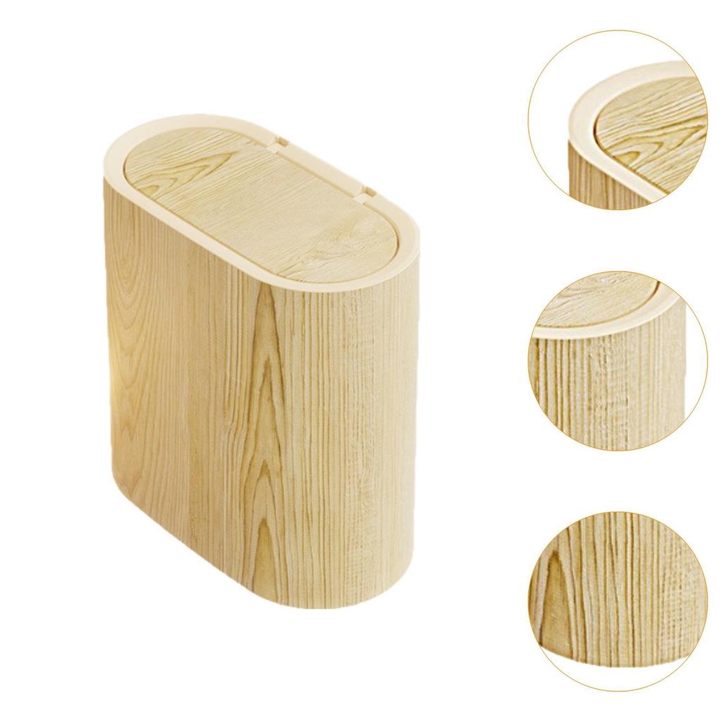 Trash Can Dustbin Minimalist Household Garbage Bin for Home Kitchen Bathroom