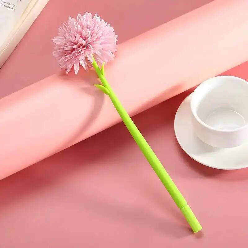 1 Piece Cute Flower Gel Office School Supplies Stationery Creative Sweet Pretty Lovely Soft Pen