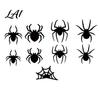 Removable Bat Window Clings Lighted 3D Bat/Spiders Wall Stickers for Halloween Decor PVC Decorative Bats Classroom Decals with LED Lights Indoor