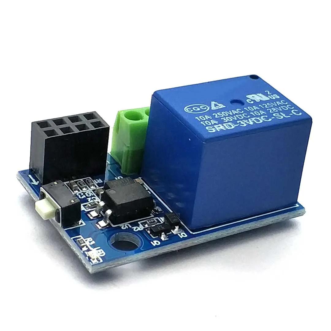 

Модуль реле WiFi ESP8266 5V Things Розумний дім Перемикач дистанційного керування Додаток для телефону Модуль реле ESP-01 3V Relay Module