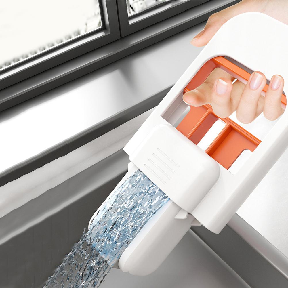Multifunktionaler Handmopp Mini Faltbarer Tischmopp Freihändiges Waschen Schwammmopp Reinigungswerkzeuge für Schreibtisch Boden Fenster Auto