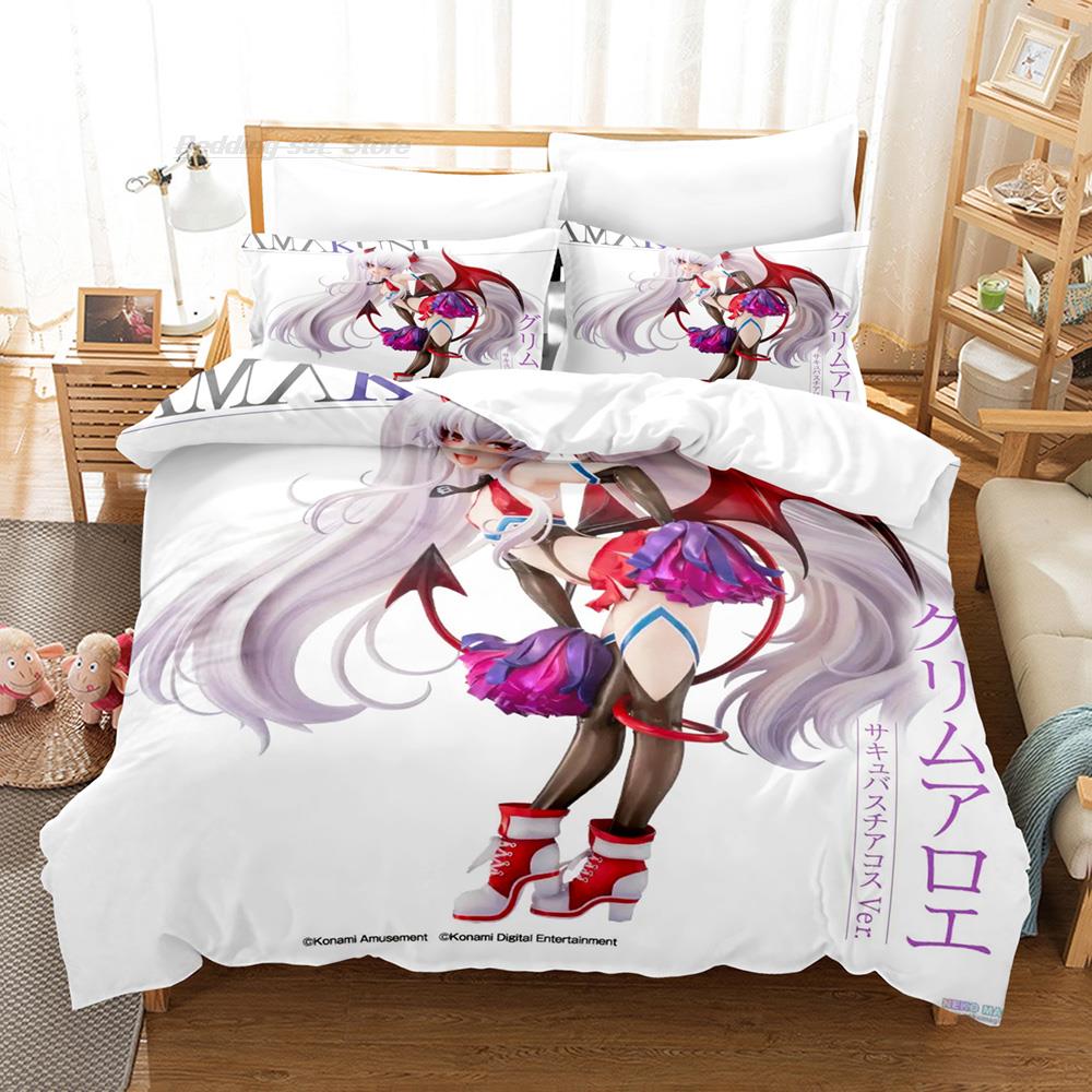 The Quintessential Quintuplets Bedding Set Single Twin Full Queen King Size Bed Set Aldult Kid Bedroom Duvet Cover Set 3D Kawaii