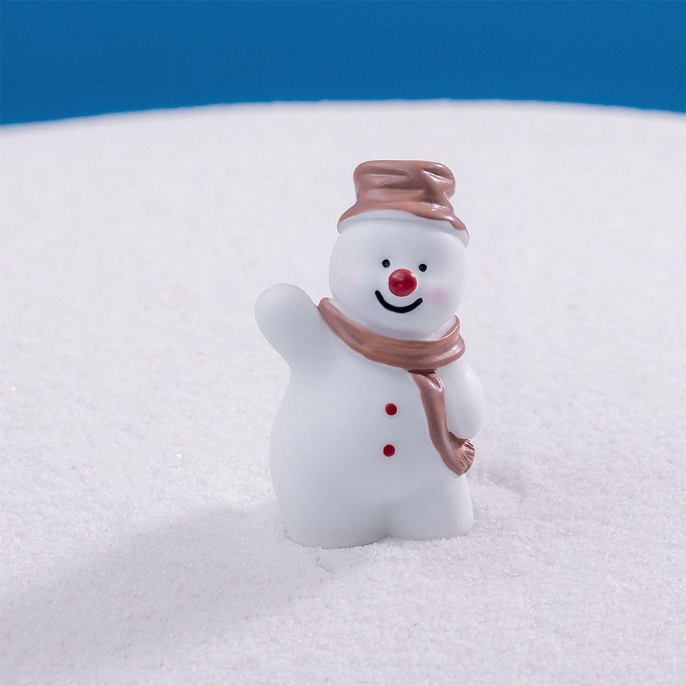 Cute Mini Snowman Ornament Cartoon Snowball Battle Snowman Ornaments Christmas Gifts
