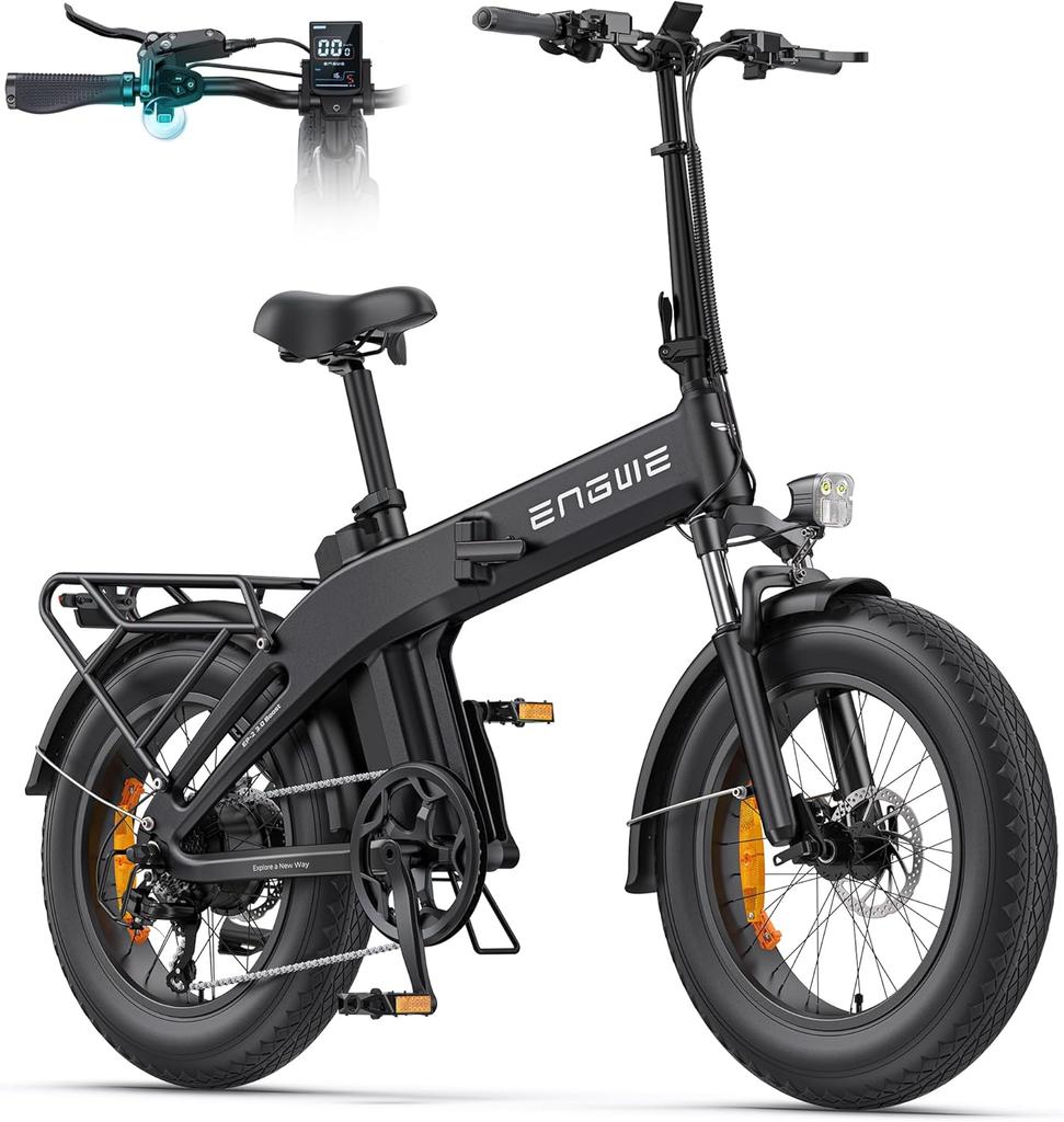 ENGWE Folding Electric Bicycle, 48V 13.5Ah Battery, Range Up To 120km, Foldable Design, All-terrain Application, EP-2 3.0 Boost