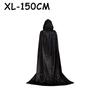 Unisex Black Hooded Cloak Witch Cosplay Accessories Costumes Masquerade Family Celebration Decor Halloween Party Cosplay Costume
