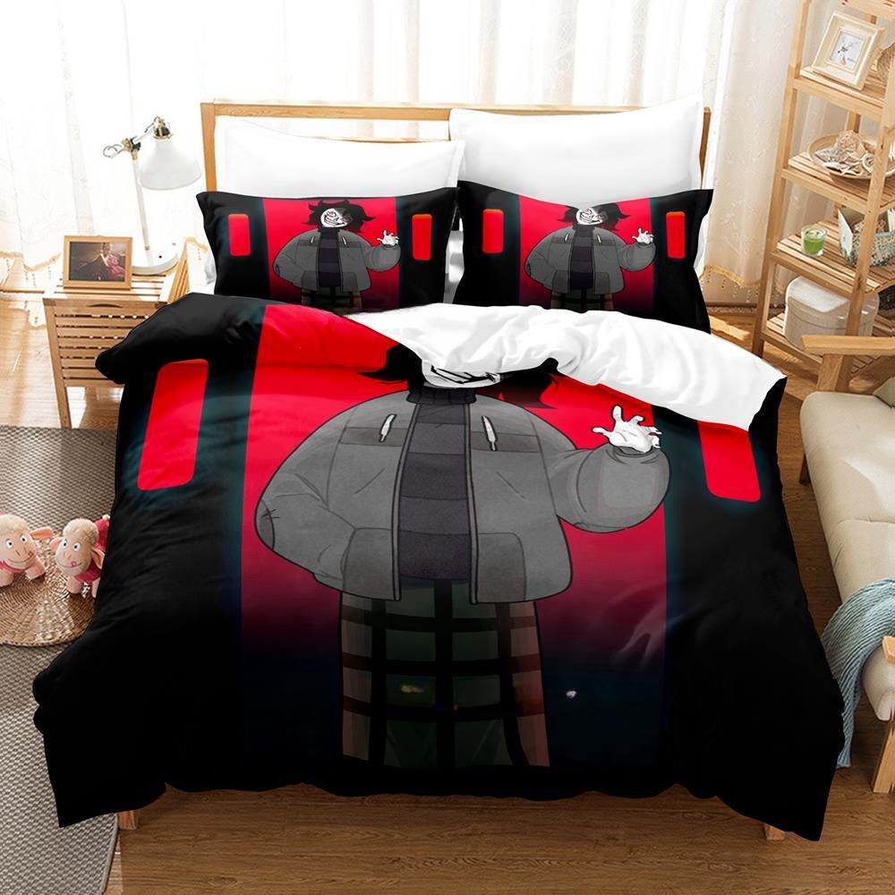 

Comforter 3D Printing Anime Game Subway Midnight Bedding Set Single Twin Full Queen King Size Bed Set Adult Kid Bedroom S Comforter (quilt)-EU Single(135*200cm)3pcs