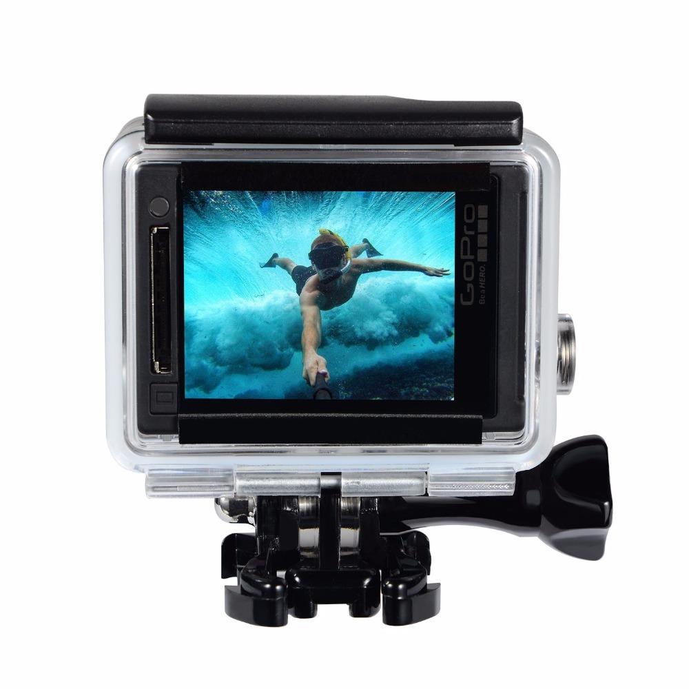 Go Pro Accessories Waterproof Housing Case for Gopro Hero 3+ / 4 Underwater Diving Protective Cover