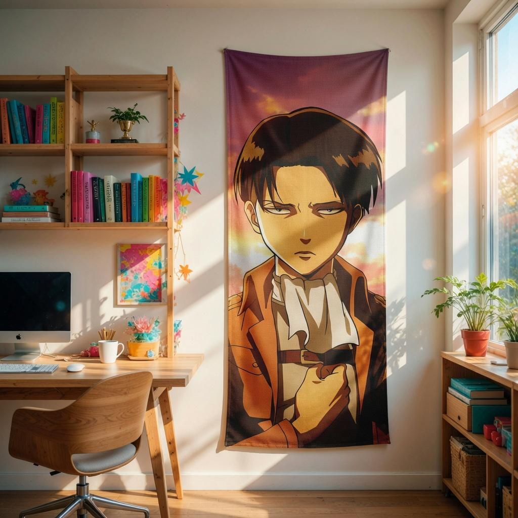 Aot Anime Wall Tapestry, Hd Print Art Poster, Cool Room Decoration For Anime Fans & Otaku