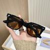 1pc European and American Retro Men's and Women's Fashionable Sunglasses Trend Versatile Summer Sun Shading and UV Protection Fr
