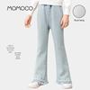 MOMOCO Girls' Fashion Denim Flare Pants