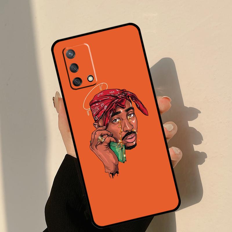 Rapper 2pac Singer Tupac Case For Oppo A5 Pro A6 A16 A76 A96 A17 A57 A40 A60 A80 A98 A58 A78 A18 A38 A54 A74 A94 A15