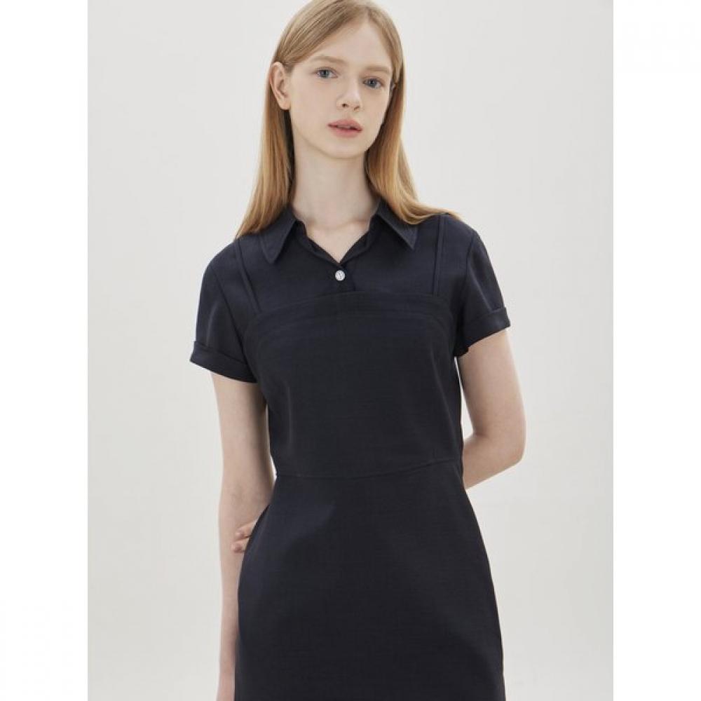 Cc Collect. Layered Design Shirt Dress C262mse044