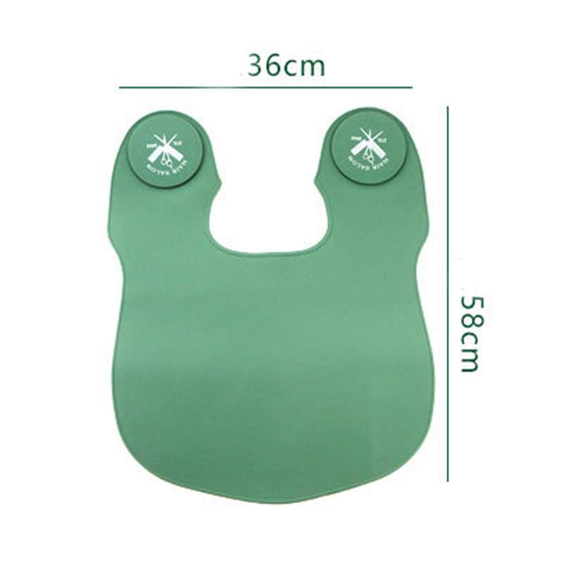 Professional Silicone Hair Cutter Cape Thicken Hair Coloring Accessories Barber Neck Wrap Cover Waterproof Hairdressing Apron
