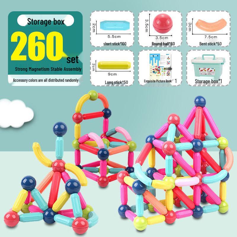 Magnetic Building Blocks: Toddler Educational Toys for Boys & Girls, Ages 3-6