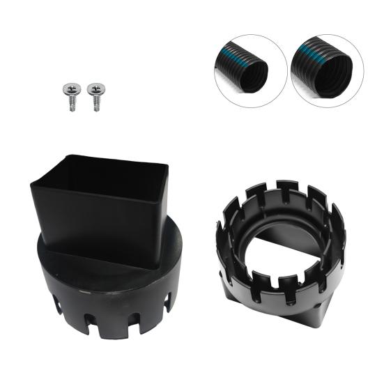 Adaptor pentru burlane Instalare ușoară universală Îmbunătățește scurgerea apei Jgheab de ploaie din plastic la Conector de extindere a conductei de scurgere