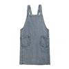 Canvas Gardening Baking Apron Antifouling Kitchen Aprons Japanese Denim Apron  Chef and Servers