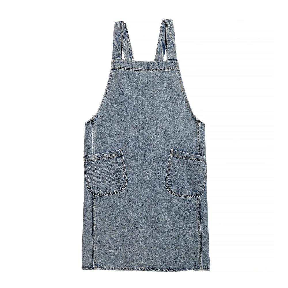 Canvas Gardening Baking Apron Antifouling Kitchen Aprons Japanese Denim Apron  Chef and Servers