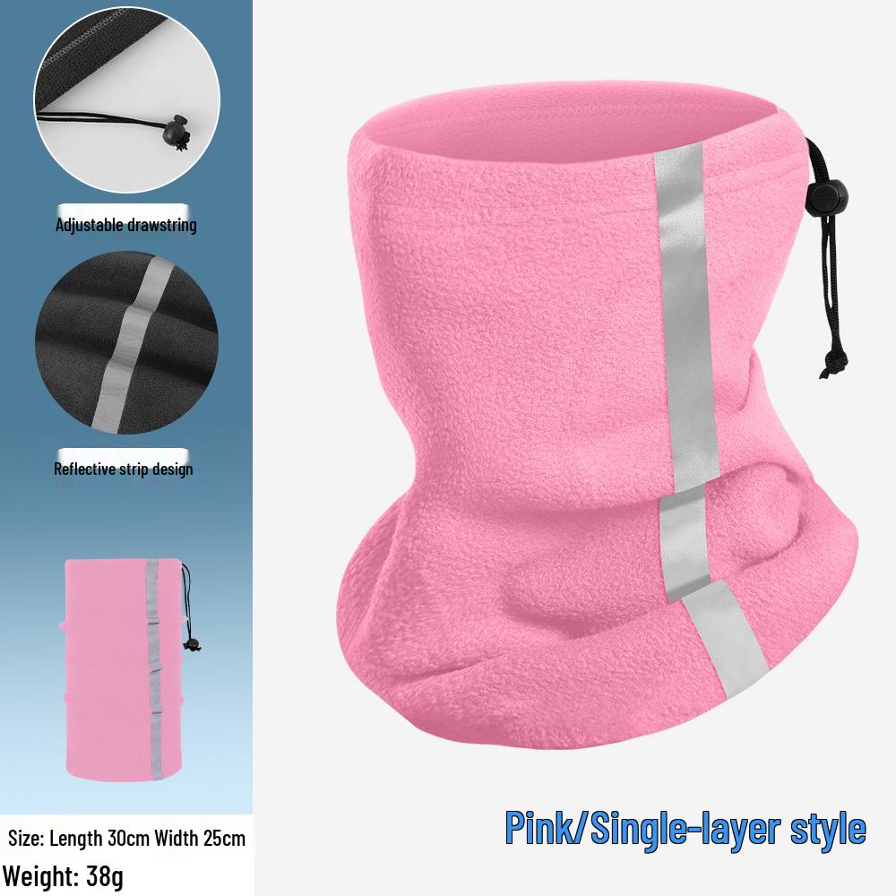 Adjustable Multifunctional Neck Warmer: Windproof Skiing & Cycling Gaiter for Autumn & Winter