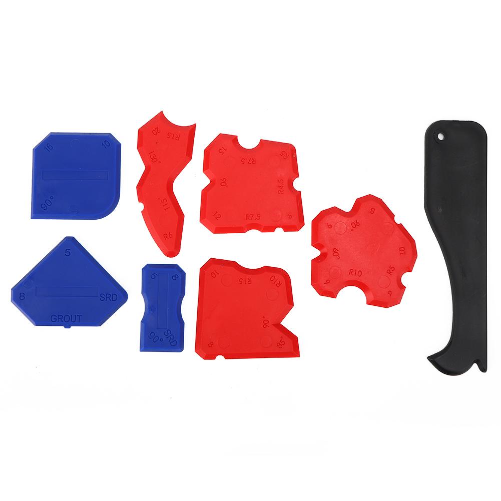 8pcs Silicone Sealant Spreader Spatula Scraper Caulk Remover Hand Operated Tool Kit