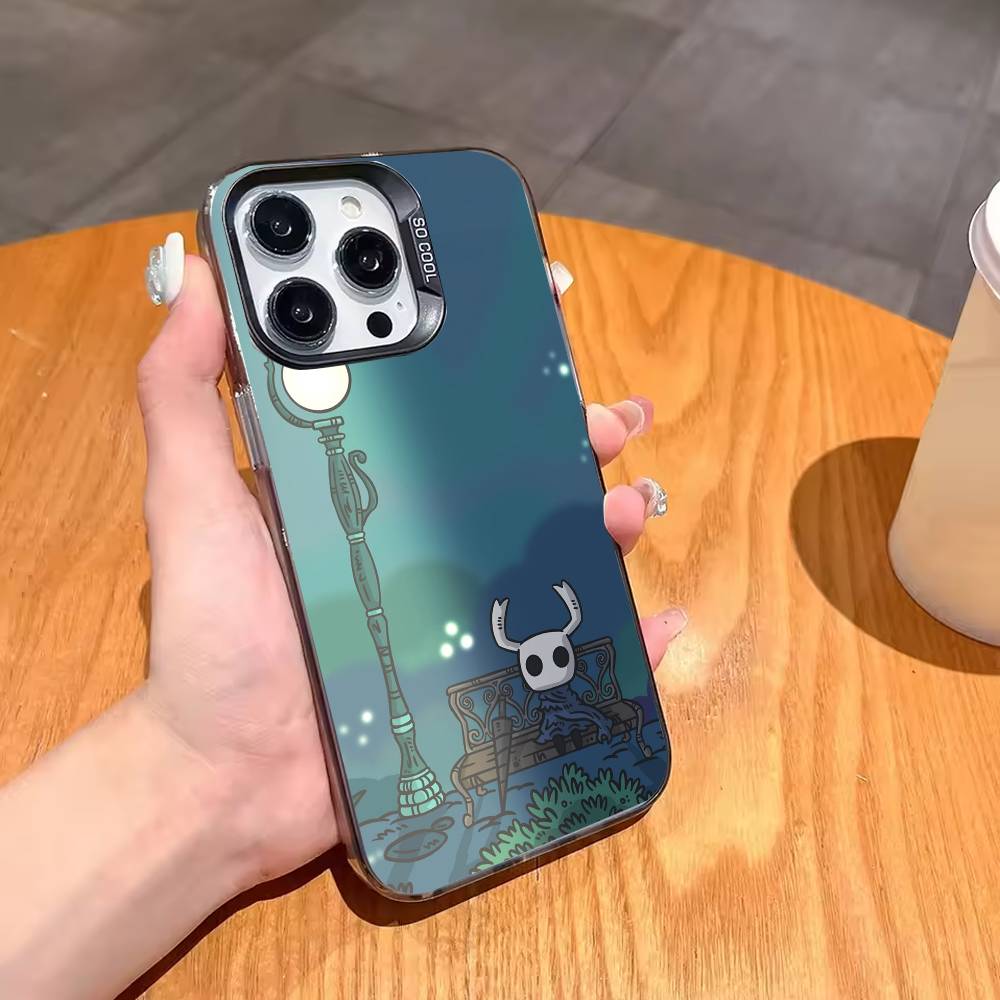 Game H-Hollow K-Knight Phone Case For iPhone17,16,15,14,13,12,11,Pro,MAX White Matte Shockproof Cover iPhone16se4