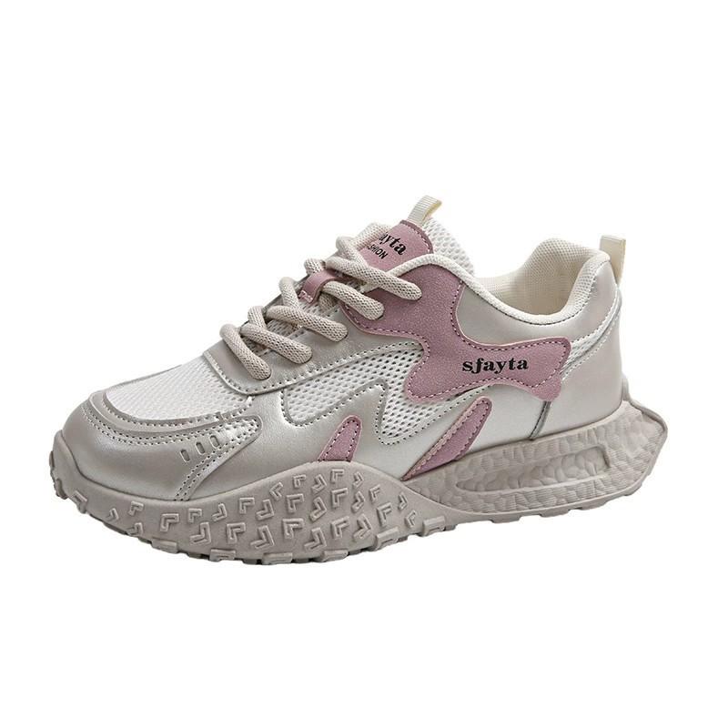 Mesh breathable German training Forrest Gump shoes 2025 summer new tire sole non-slip and high versatile casual sports women's shoes