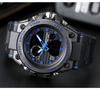 Sanda Men's Multifunctional Dual Display Luminous Waterproof Sports Watch for Teens