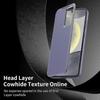 For Samsung Galaxy A56 5G Case with Card Holder Smart View Window Leather Phone Cover - Lavender Gre