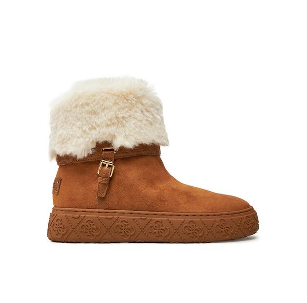 Brown Guess Uncie Ankle Boots FLFUNC ESU10