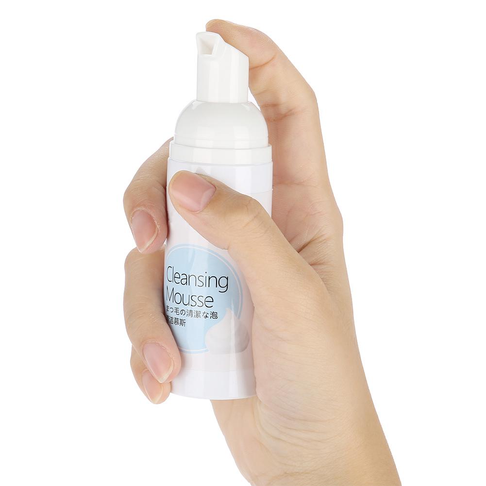 Soft Powerful Eyelash Cleanser Foam 60ml Strawberry Flavor Eyelashes Extension Lash Tool