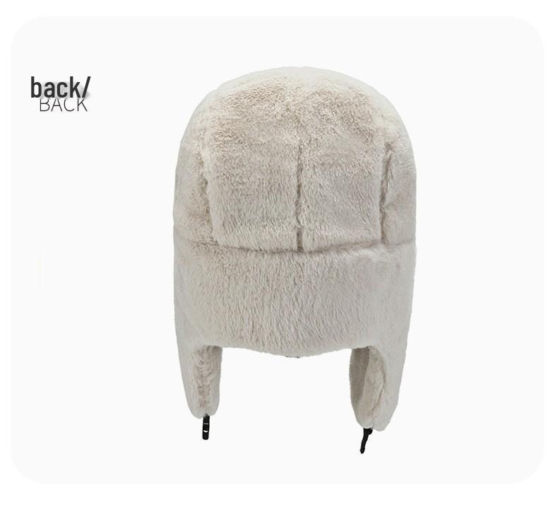 Bonnet de cyclisme d'hiver unisexe avec protection des oreilles, doublure en velours épais