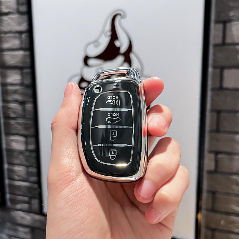 Car Remote Key Case Cover Protect Shell Fob For Hyundai Creta Ix35 Ix45 I10 I30 I40 Tucson Santa Fe Rena Sonata Elantra Azera
