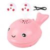 Baleia Fofa Bola Flutuante Brinquedo Ventilador Elétrico Recarregável por USB Sopra Bola Suspensa Brinquedo Educativo Presente Para Crianças Pequenos