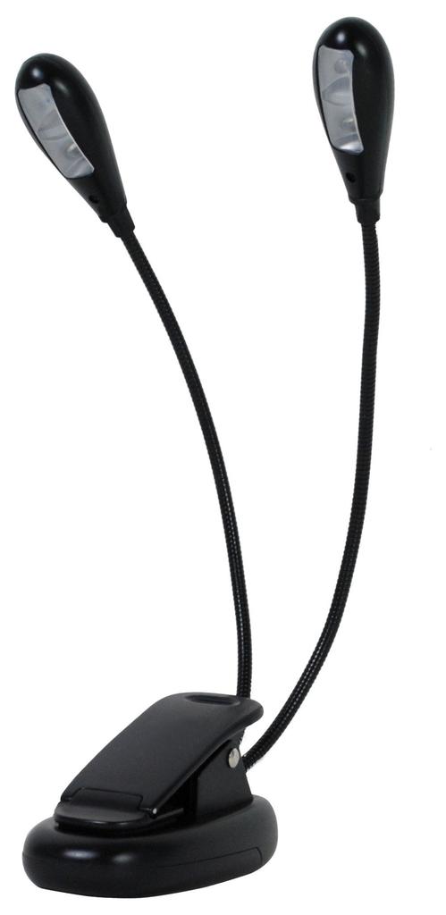 KC Music Stand Gooseneck 4 Black Light, Type, LEDs, KML-02/BK
