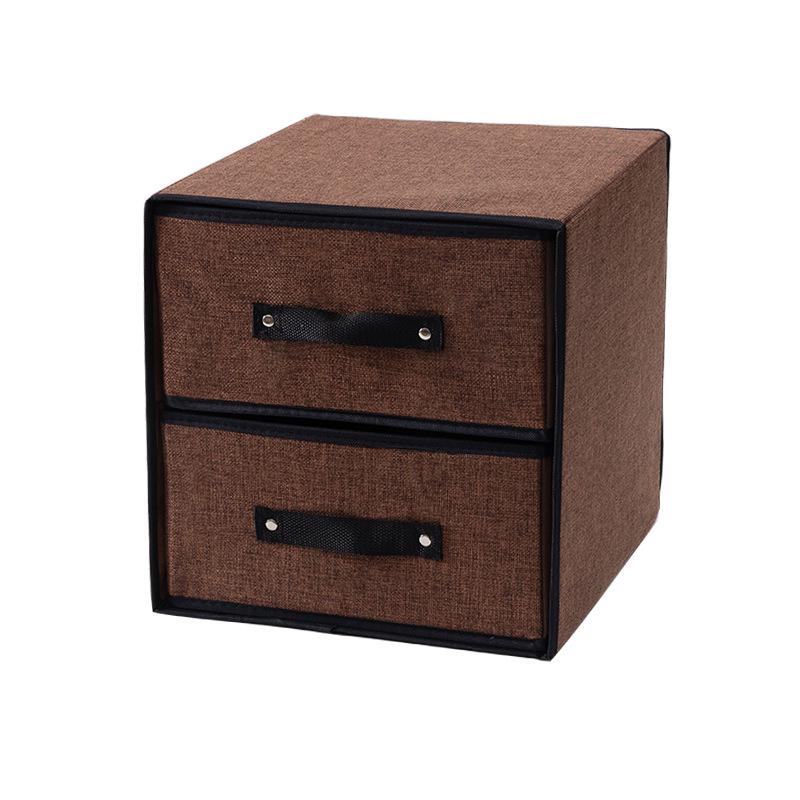Washable Fabric Drawer-Style Storage Box for Bras and Underwear